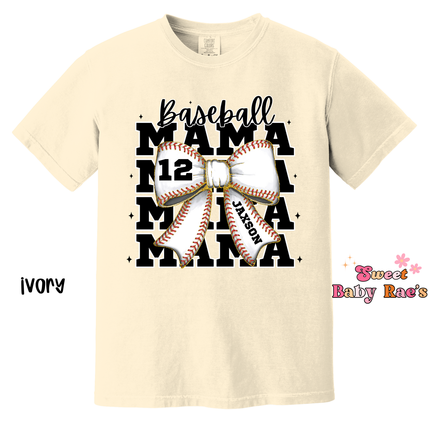 Baseball Mama Bow