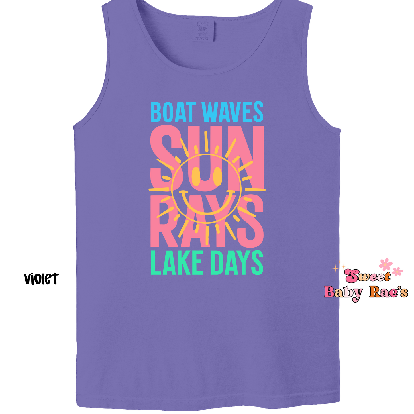 Boat Waves Sun Rays Lake Days