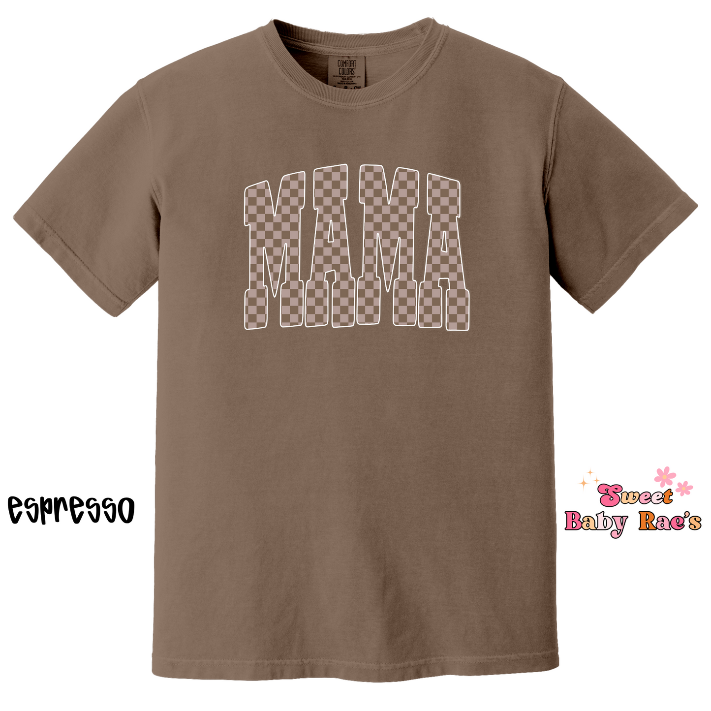 Brown Check Mama