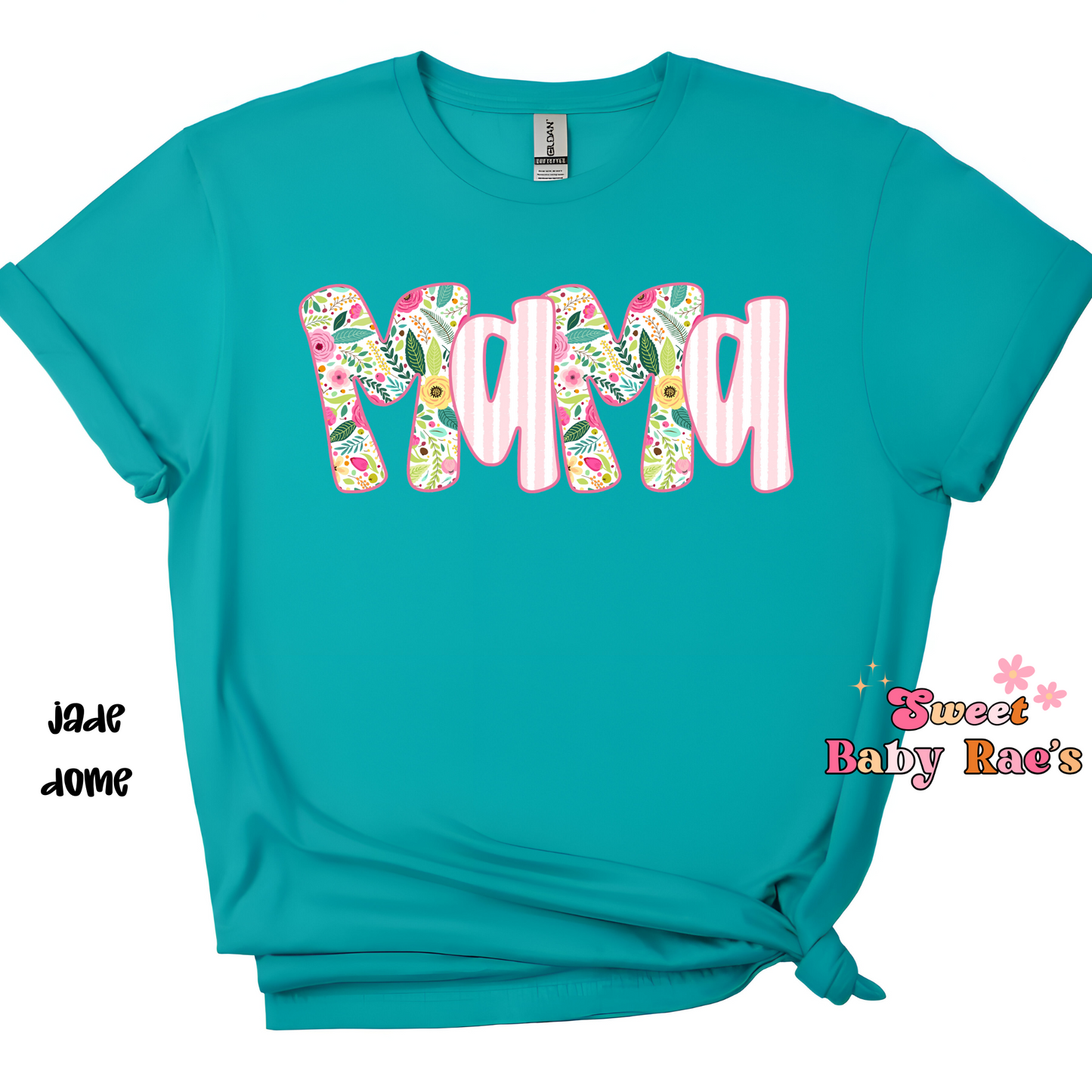 Floral Striped Mama