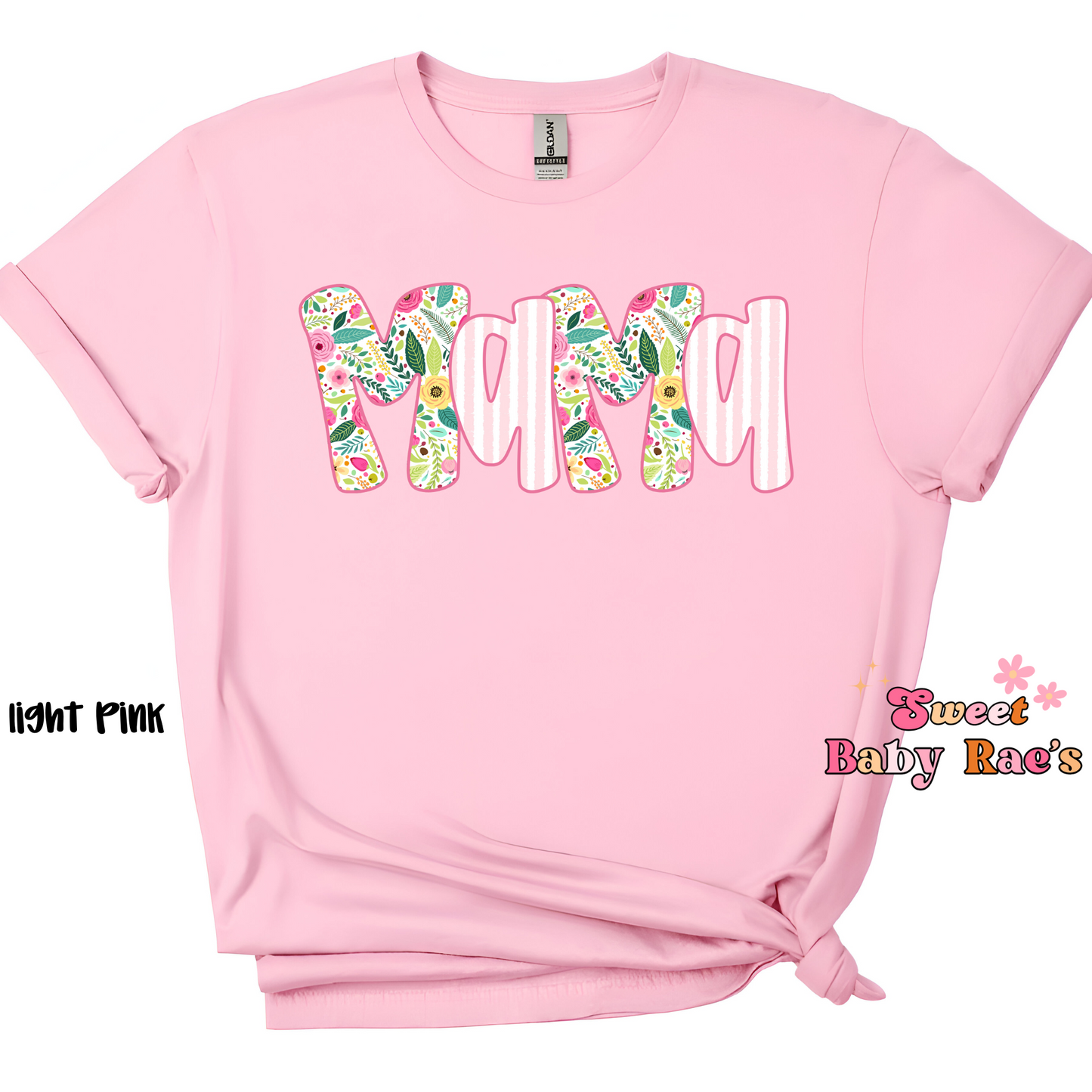 Floral Striped Mama