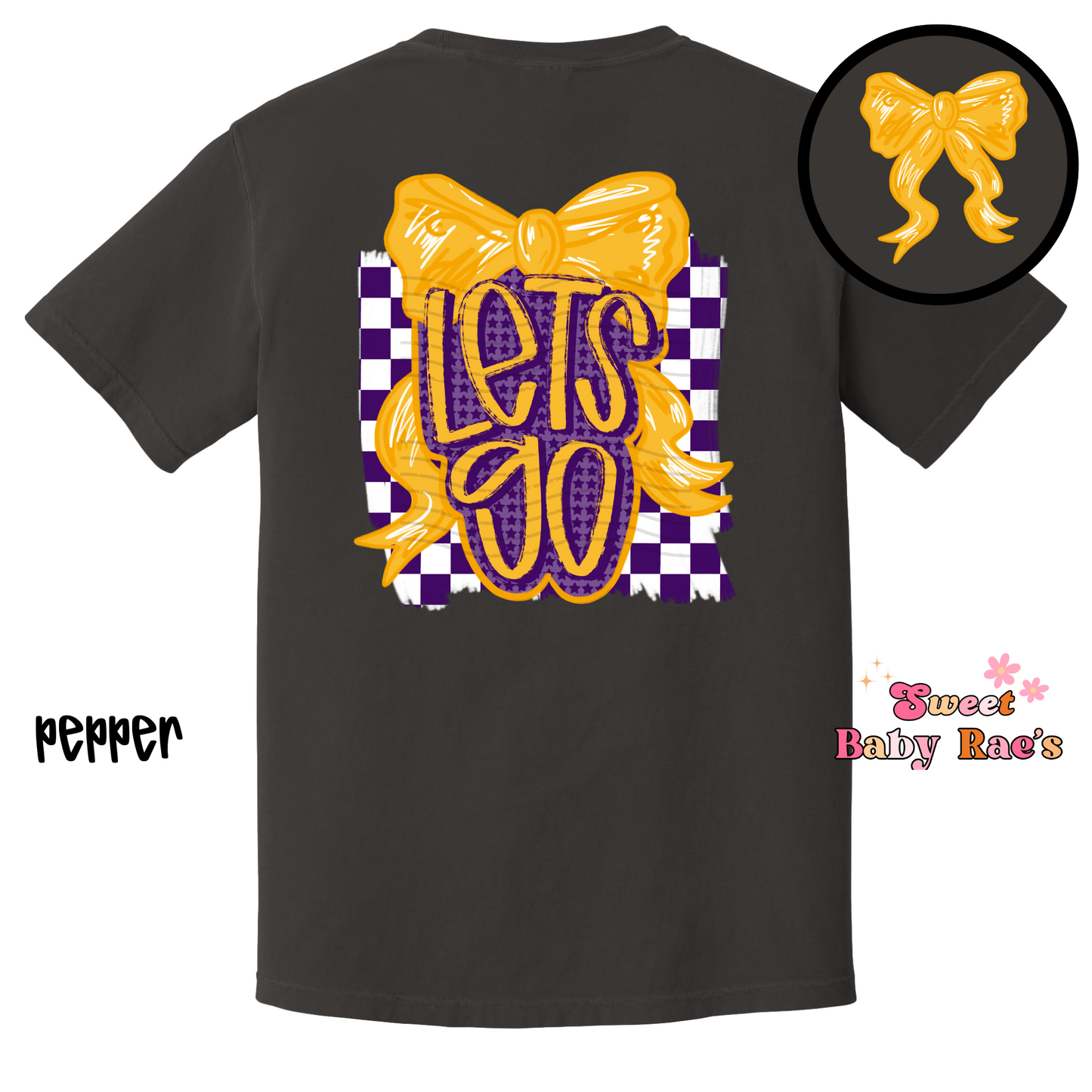 Purple & Gold Lets Go