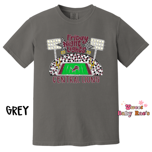 Central Friday Night Lights - Front Only