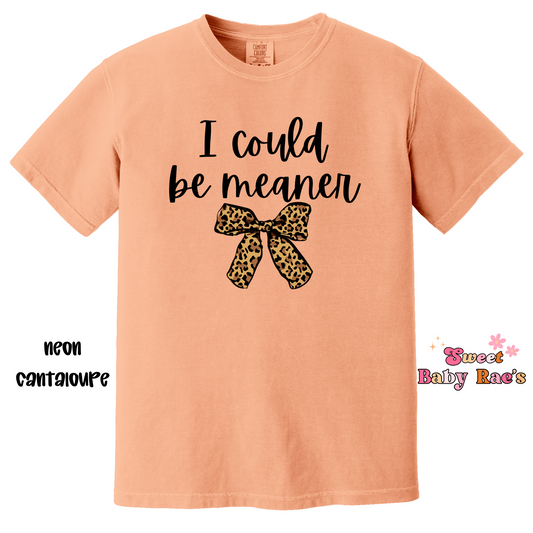 I Could Be Meaner