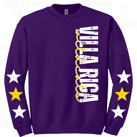 Wildcats White & Yellow Stars