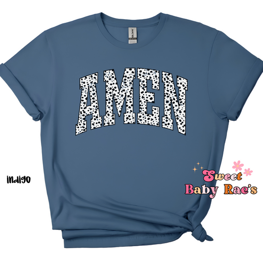 Amen dalmatian print