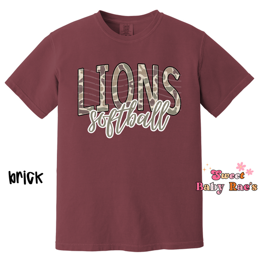 Camo Lions Softball