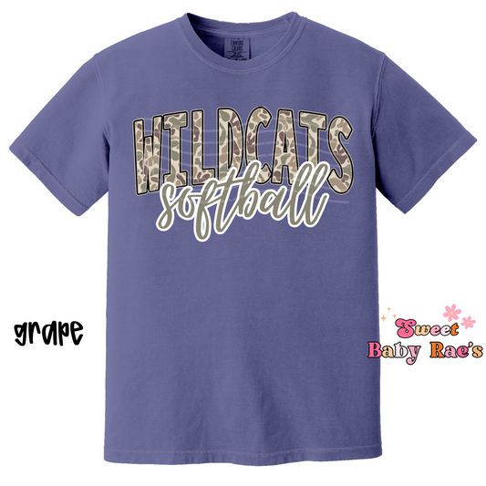 Camo Wildcats Softball
