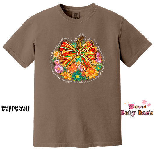 Floral Pumpkin