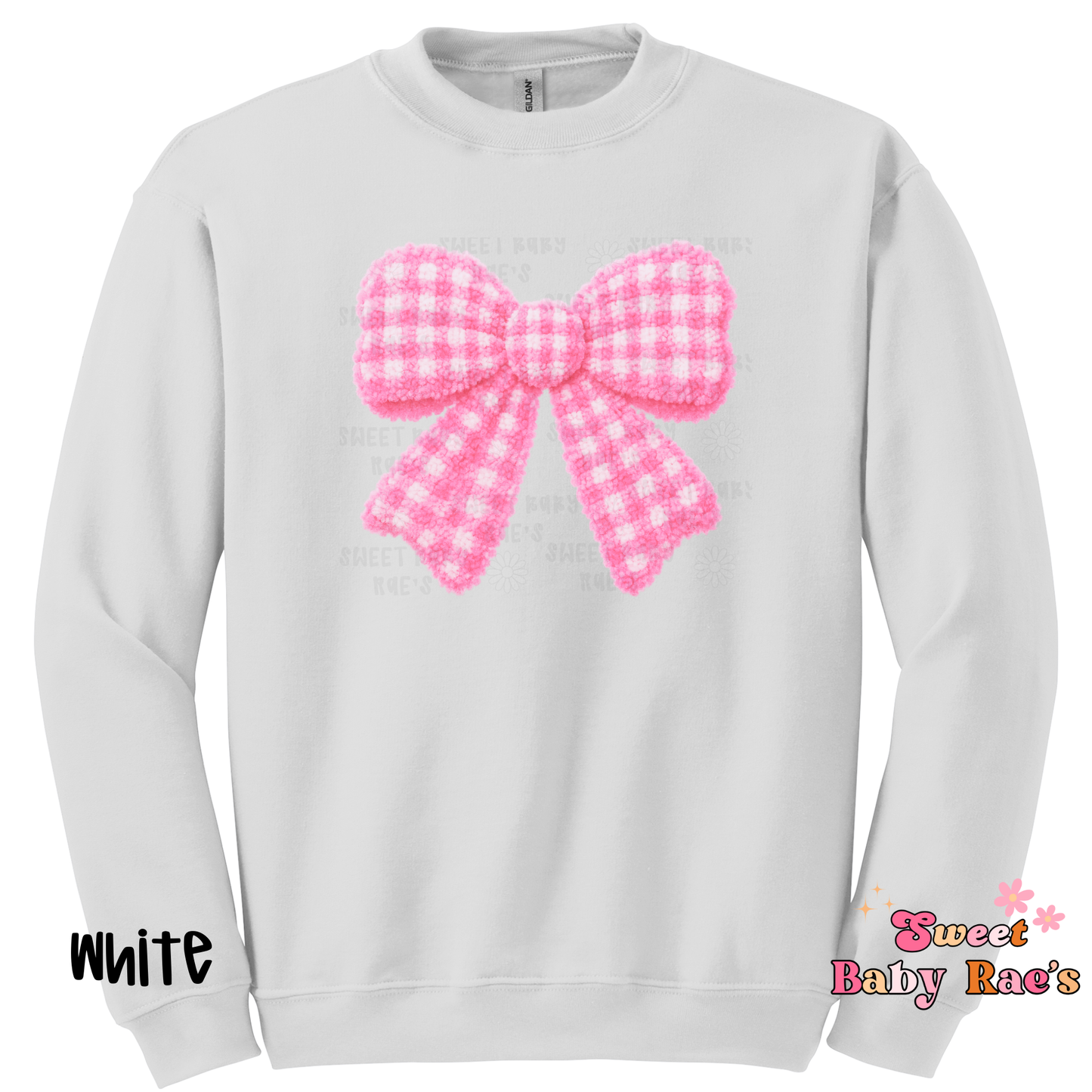 Faux Fuzzy Chenille Bow