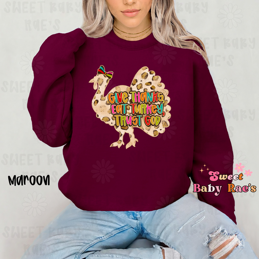 Give Thanks, Eat Turkey, Trust God