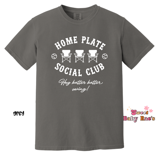Home Plate Social Club- white design
