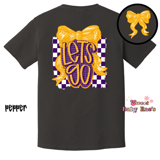 Purple & Gold Lets Go