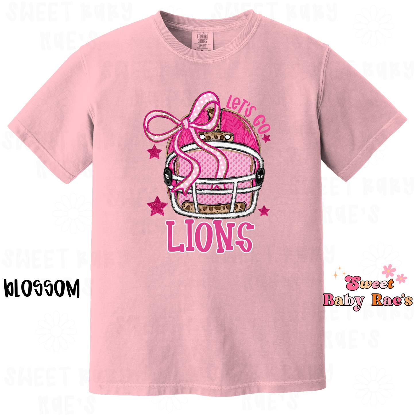 Lions Pink Out Helmet