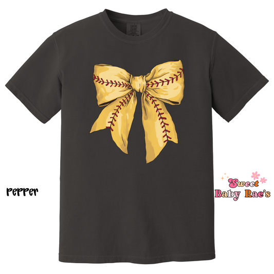 Softball Coquette Bow
