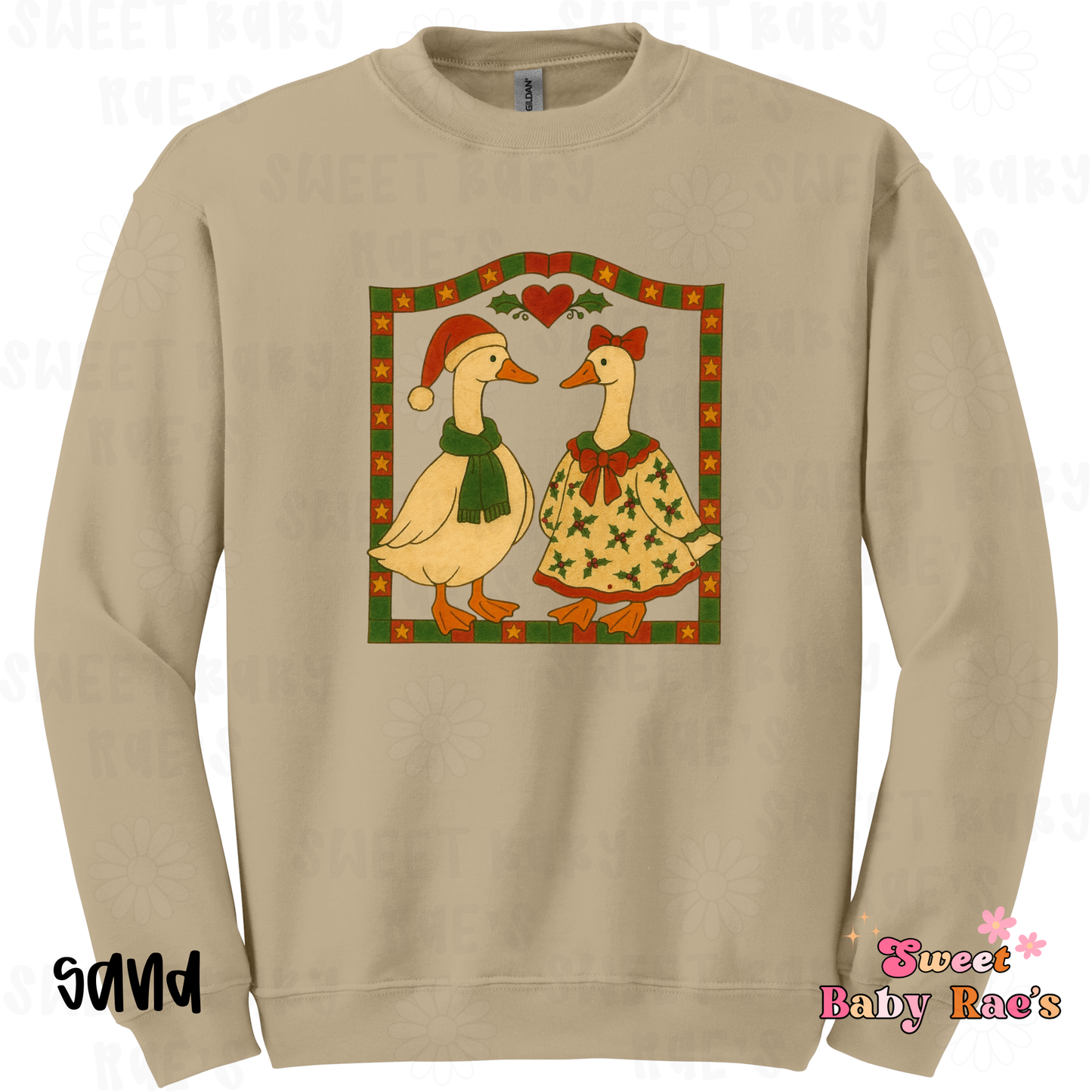 Vintage Christmas Geese