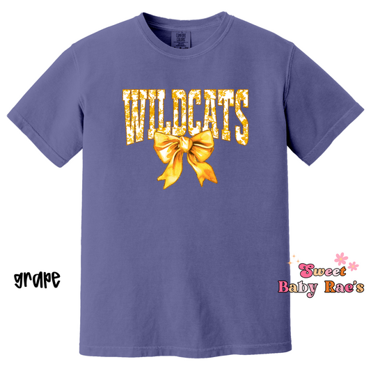 Wildcats Floral Bow